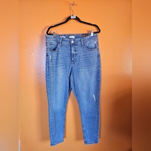 Ava & Viv Women's Comfort Waist Stretch High-Rise Skinny Jeans Size 17 New